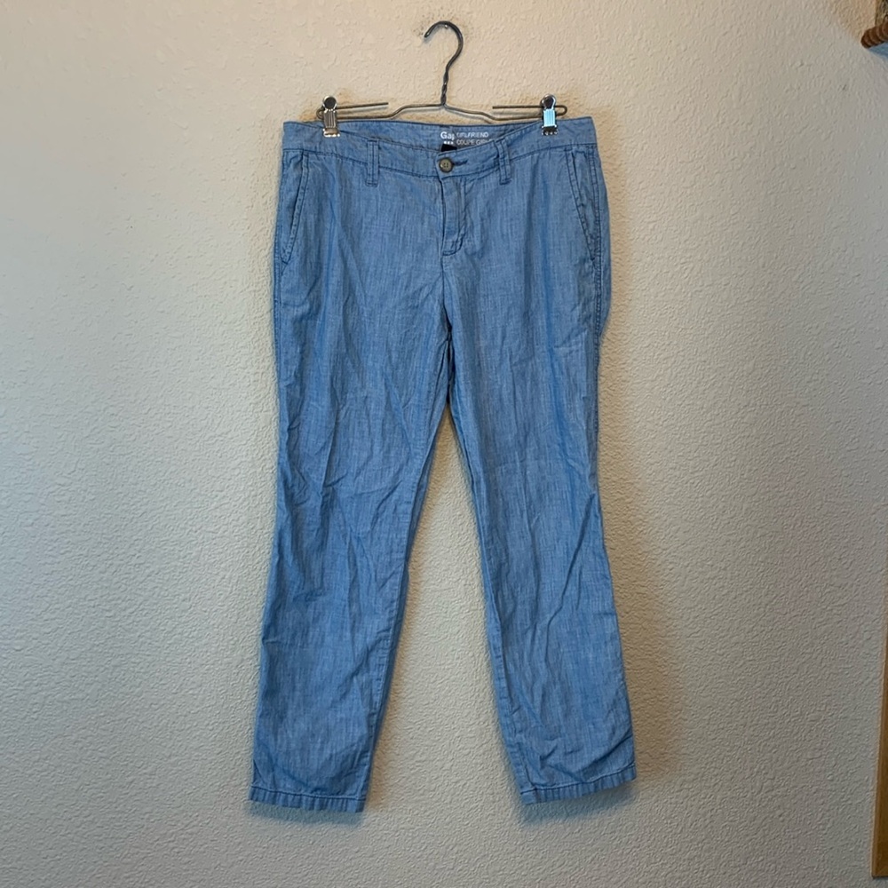 Gap Girlfriend pant sz 4 preppy office career dressy casual business casual